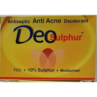 19. Deo Sulphur Anti Acne Deodorant Soap, Tanpa Menimbulkan Alergi