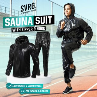 SVRG Sauna Suit | Setelan Jaket Olahraga Sport Unisex 