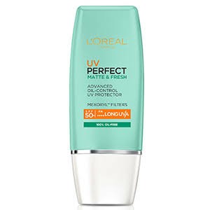 L’Oréal UV Perfect Matte & Fresh Advanced Oil-Control UV Protector SPF 50 PA++++ Long UVA