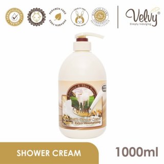 Velvy Goat`s Milk Licorice & Shea Butter Shower Cream