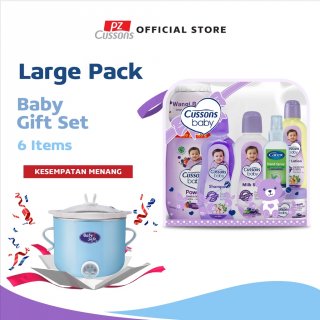 25. Cussons Baby Shower Purple Pack - Gift Set, Set Lengkap Kebutuhan Mandi