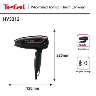 Tefal Nomad Ionic Hair Dryer HV3312M0