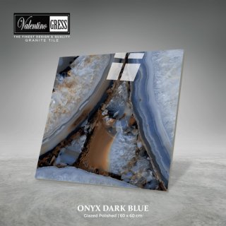 GRANITE VALENTINO GRESS ONYX DARK BLUE 60x60 CM
