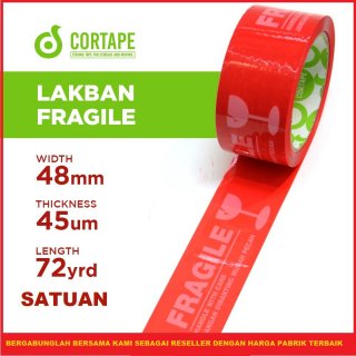 Lakban Fragile Cortape 48 mm