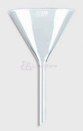 Laboratory Glass Funnel Corong Kaca diameter 40 mm | Isolab Germany
