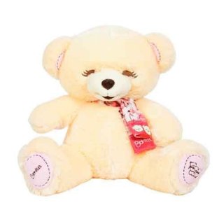 2. Boneka - Teddy Bear Istana Boneka Bonita with Syal, Memberikan Dukungan Moril karena Nyaman Dipeluk
