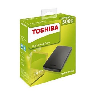 17. Hardisk Toshiba external 500 GB, Portabel dan Ringan