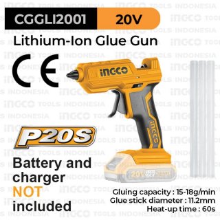 Ingco P20S Cordless Glue Gun GGLI2001