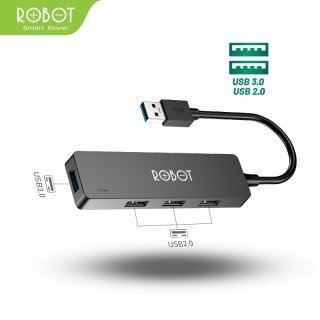 ROBOT USB Hub H160 4 Ports USB 2.0 & USB 3.0 High Speed 5GBPS 