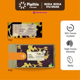 16. Pipiltin Cocoa Dark Coklat - Chocolate Bar Aceh 84%
