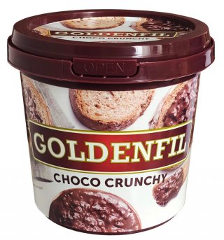 Goldenfil Choco Crunchy Selai Cokelat 
