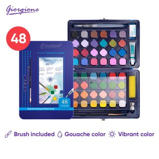 11. Giorgione Solid Watercolor Paint Cat Air 12/18/24/36/48 Warna 