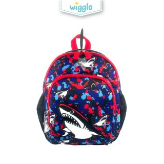 Wigglo Junior Backpack Red Shark