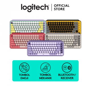 Logitech Pop Keys Keyboard Wireless Mechanical Compact
