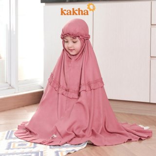 Kakha - Mukena Polos (Pink Salem) / Mukena anak (1-6 tahun) / Mukena Balita