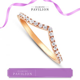 11. Diamond Pavilion Cincin Emas Batu Berlian Ivy Ring, Bisa untuk Investasi