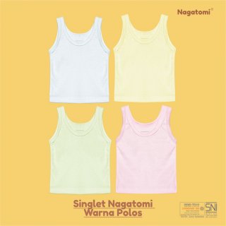 19. NAGATOMI - Kaos Dalam Anak/Singlet Anak Warna Polos