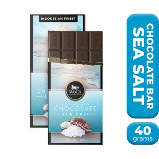 WoCA Cokelat Sea Salt Premium Chocolate Bar