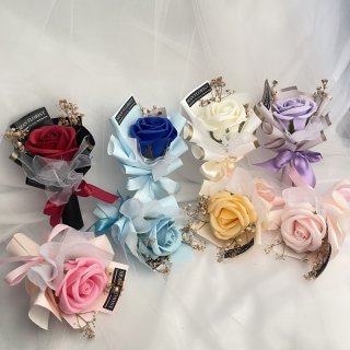 6. Mini size Single Soap and Dried Flower Bouquet 