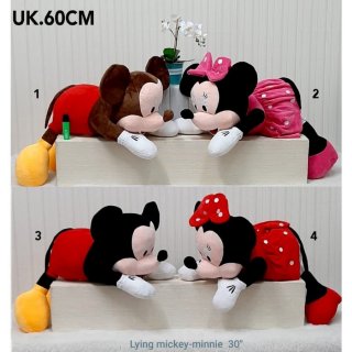 20. Tsum Tsum Bantal Guling Couple Mickey Minnie Mouse Nyaman Dipeluk