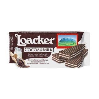 Loacker Classic Cocoa & Milk Wafer [45 g]