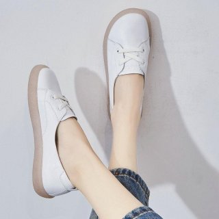 Parayu Sepatu Flat Casual Slip-On Wanita Vol.9 Import - Putih