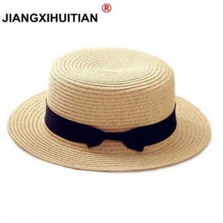 Rhodey Topi Pantai Panama Summer Sun Beach Straw Hat