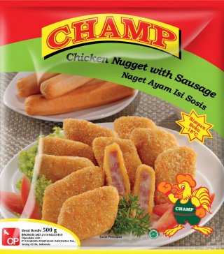 Champ Chicken Nugget with Sausage