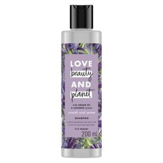 26. Love Beauty And Planet Vegan Shampoo Argan Oil & Lavender, Menjinakkan Rambut Kering dan Begar