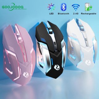 GOOJODOQ Gaming Mouse Rechargeable Wireless