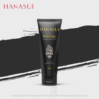 Hanasui Naturgo Peel Off Mask Black