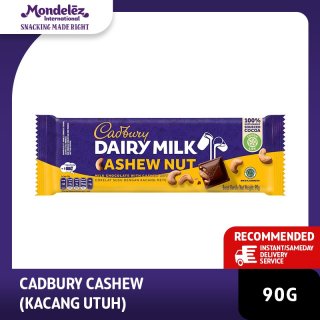 19. Cadbury Dairy Milk Chocolate Cashew Nut, Sensasi Kenikmatan Susu & Kacang Mede