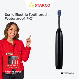 Starco Sonic Electric Toothbrush Waterproof IPX7