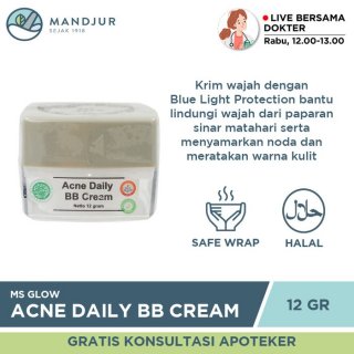 Ms Glow Acne Daily BB Cream 12 Gr