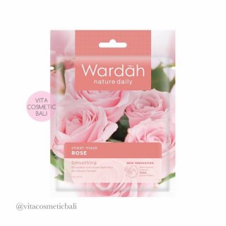 Wardah Nature Daily Sheet Mask Rose 20 ml 