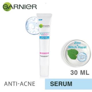 19. Garnier Pure Active Sensitive Anti Acne Serum Cream