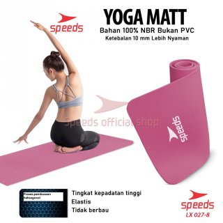 23. SPEEDS Matras Yoga Mat NBR, Anti Selip dan Tahan Air