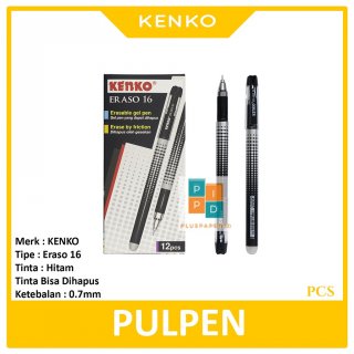 KENKO - Pulpen Hapus Eraso 16 Erasable Bisa Dihapus