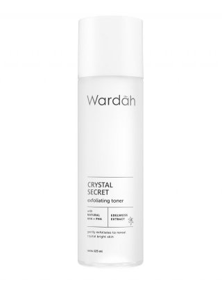Wardah Crystal Secret Exfoliating Toner with Natural AHA+PHA