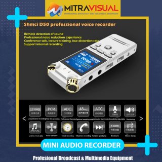 NONTAUS 8GB A50 Profesional 1536Kbps Audio Voice Recorder mp3 wav