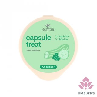 Emina Capsule Treat Sleeping Mask Cucumber 10 ml
