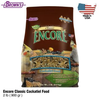 Brown's Encore Classic Natural Cockatiel Bird Food