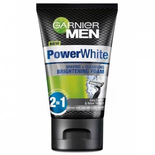 Garnier Men Power White Shaving & Cleansing Brightening Foam