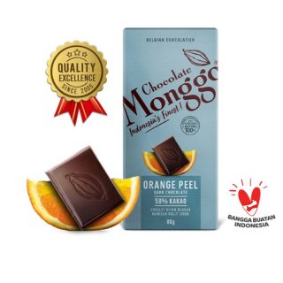 10. Orange Peel & Dark Chocolate 80g| Cokelat Monggo