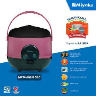 Miyako Rice Cooker MCM 606B SBC - Rice Cooker Mini Miyako
