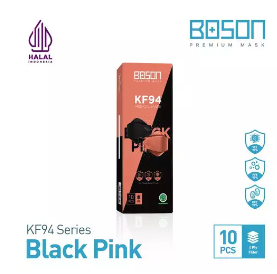 14. Boson Black Pink Series Premium Masker KF94