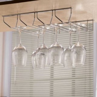 FS 4 Row Wine Glass Hanging Rack