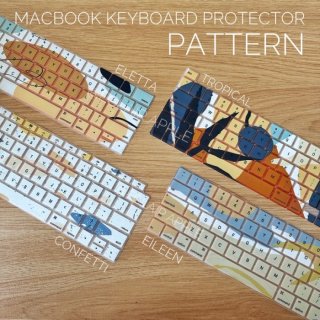 Macbook Keyboard protector Confetti Dreamy Pink Eletta