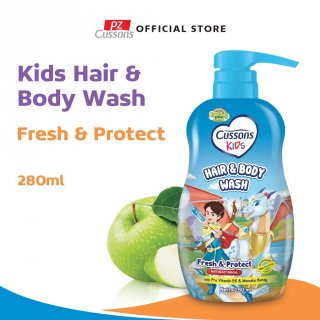 23. Cussons Kids Body Wash Fresh & Protect, Sabun dengan Aroma Apel yang Tahan Lama