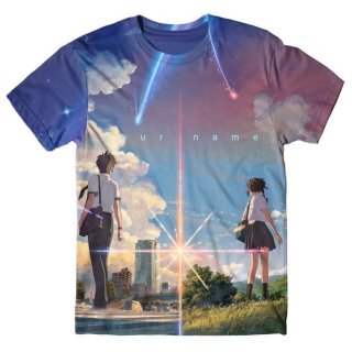 Your Name/Kimi No Na Wa Full Graphic T-Shirt Anime Tshirt-Kaos-Baju